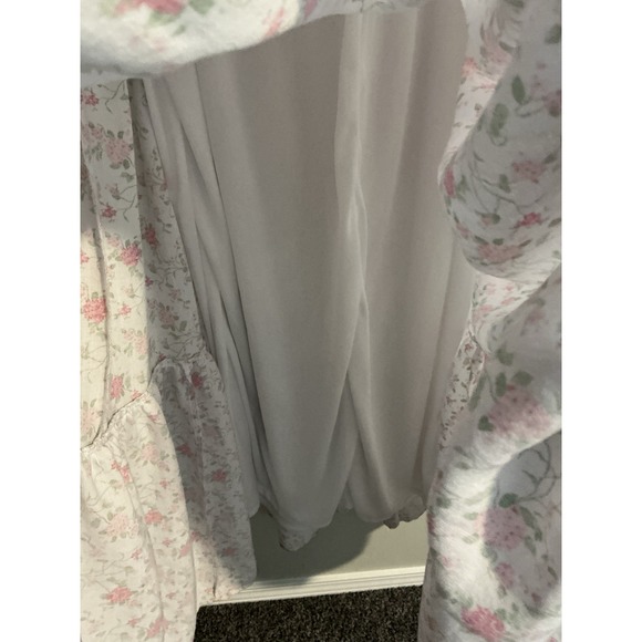 Altar'd State Jodee White/Pink Floral Maxi Tiered Dress Easter Fairy  Sz S - Picture 9 of 16